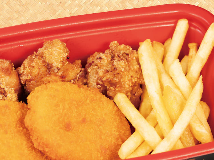 【惣菜セット】本格唐揚げ３個＋コロッケ２個＋ハーフポテトフライ