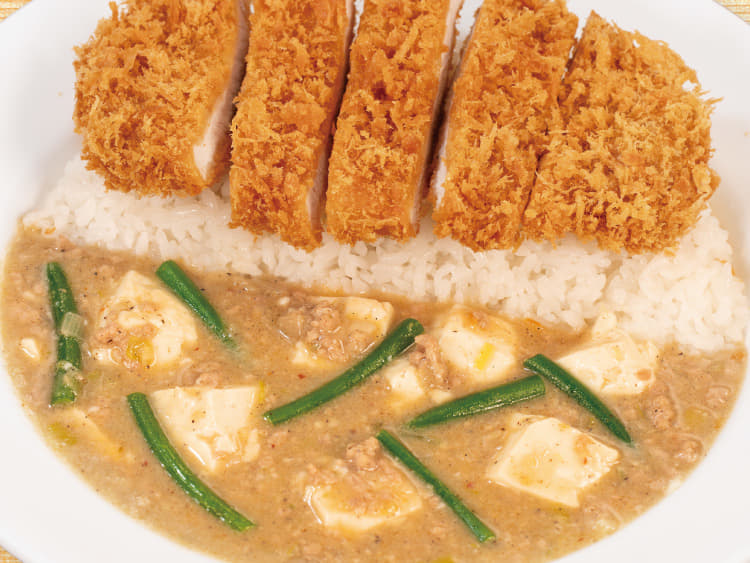 ロースかつ“白”麻婆ライス