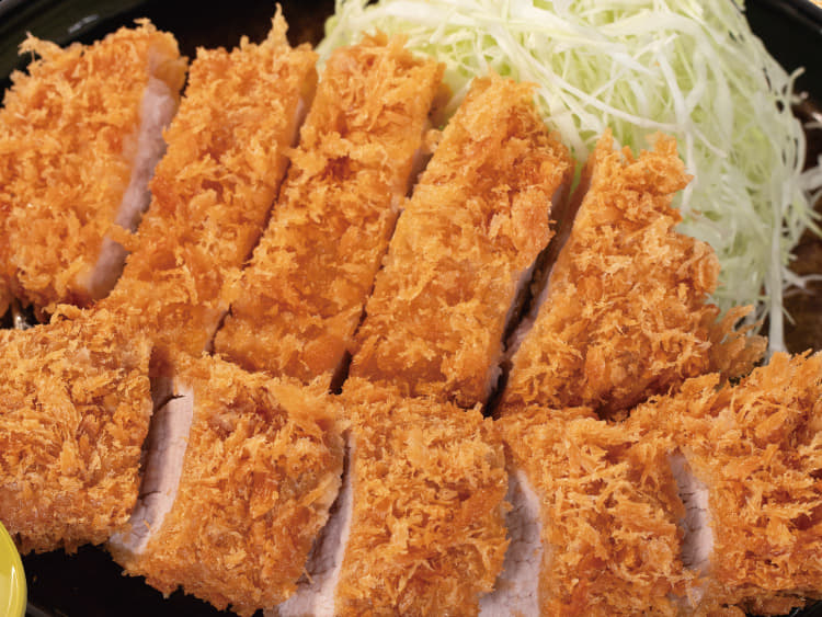 ロースかつ＆国産雪国育ち丸太ヒレかつ（１本）定食