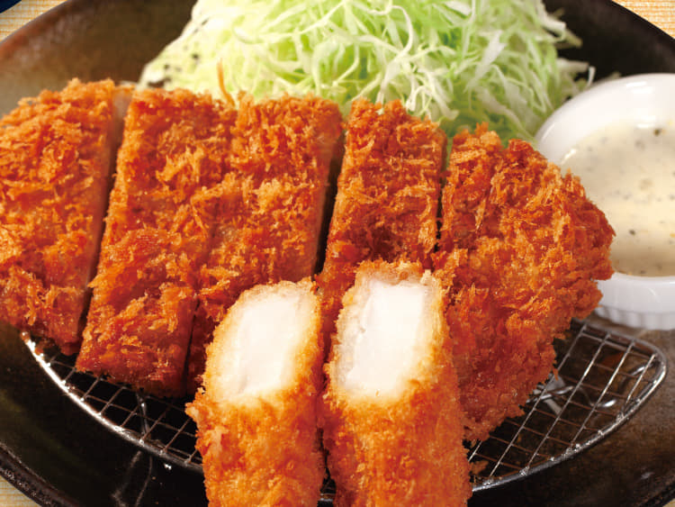 ロースかつ＆イカフライ定食