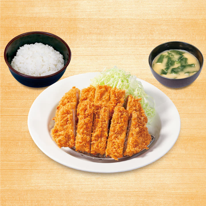 ダブルロースかつ定食