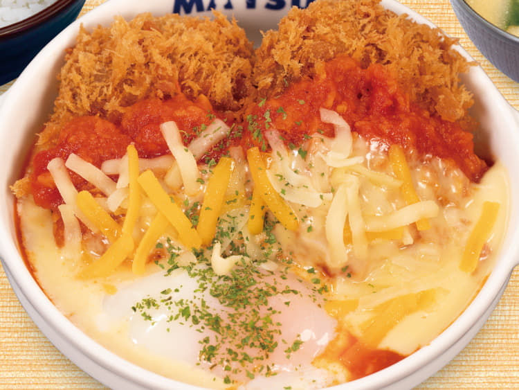 チーズうまトマメンチかつ定食