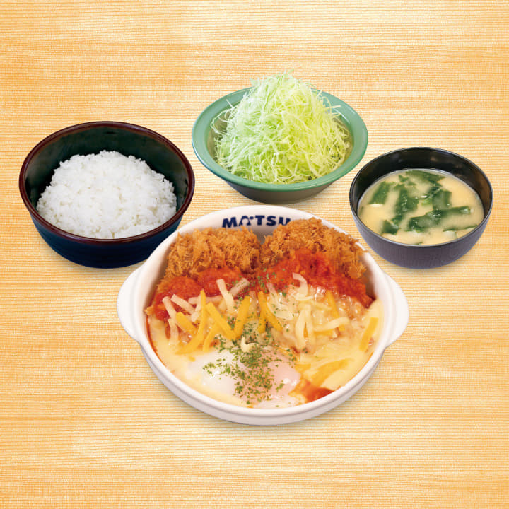 チーズうまトマメンチかつ定食