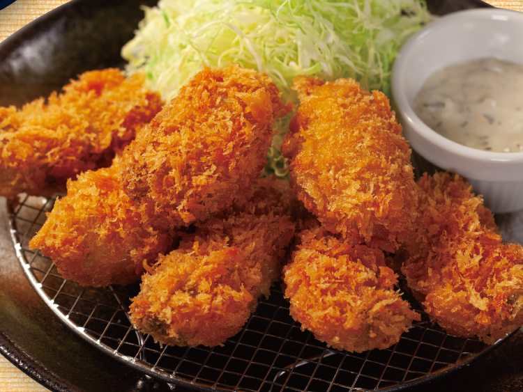 たっぷりカキフライ(7個)定食