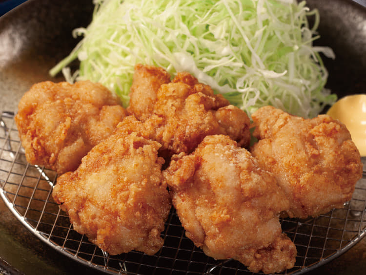 本格唐揚げ定食（5個）