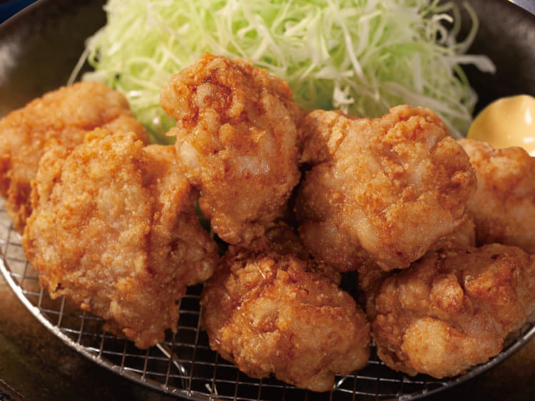 本格唐揚げ定食（8個）