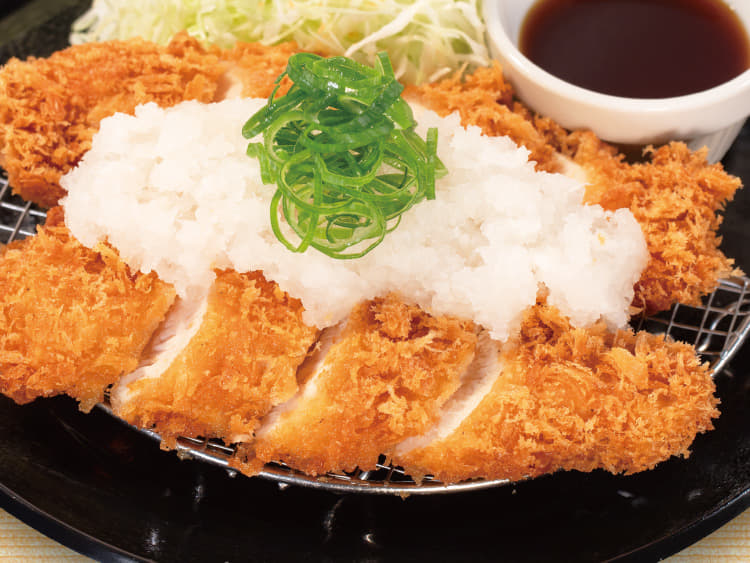 鬼おろしポン酢チキンむねかつ定食