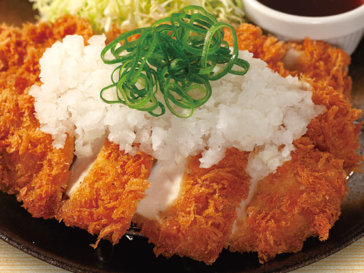 鬼おろしポン酢たっぷりチキンむねかつ定食