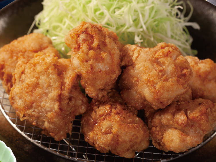 鬼おろしポン酢本格唐揚げ定食(8個)