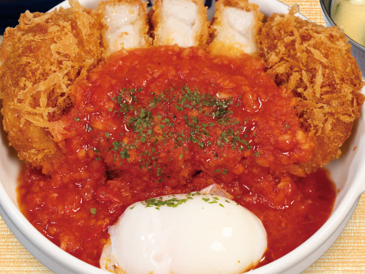 うまトマ超厚切りリブロースかつ定食