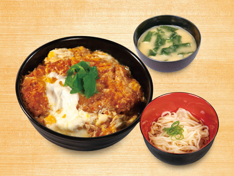 ロースかつ丼ミニうどんセット