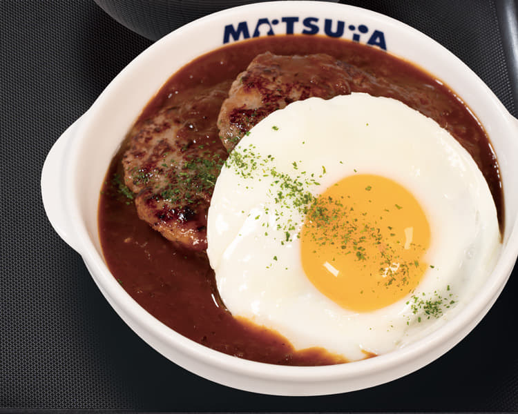 デミたまハンバーグ定食