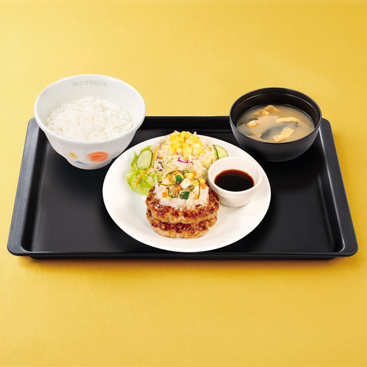 やたら和風ハンバーグ定食