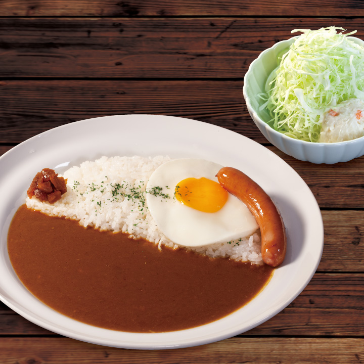 【マイカレー】ソーセージエッグカレー