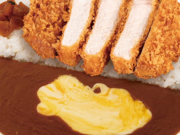 超厚切りリブロースかつカレー　トッピングチーズ