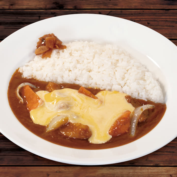 ごろごろ野菜カレー　トッピングチーズ