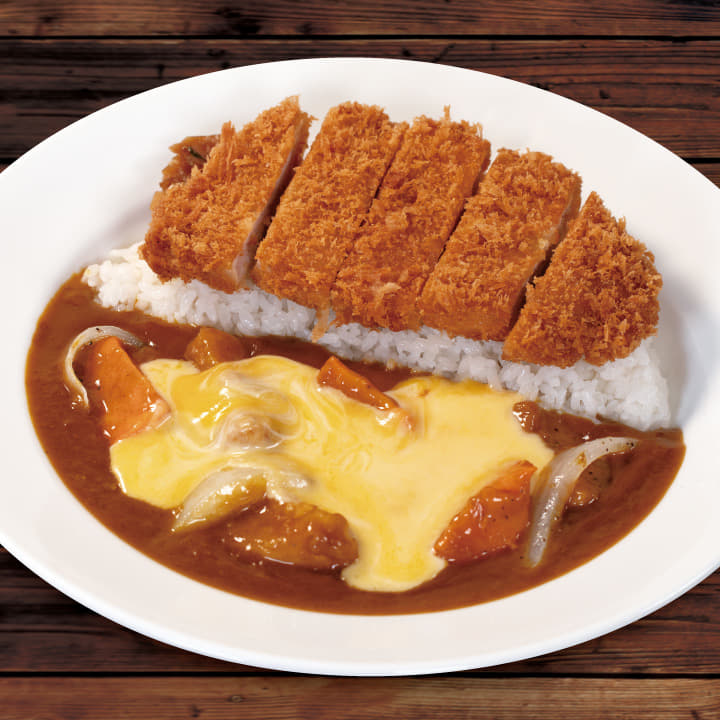 ごろごろ野菜ロースかつカレー　トッピングチーズ