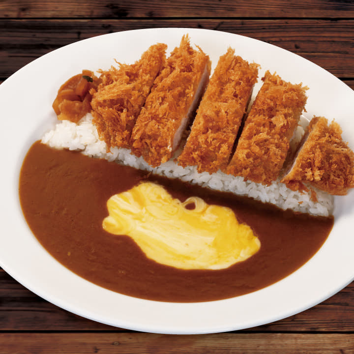 ロースかつカレー　トッピングチーズ