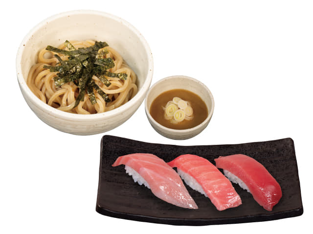 舎鈴監修！本格つけ麺と本鮪３貫盛りセット