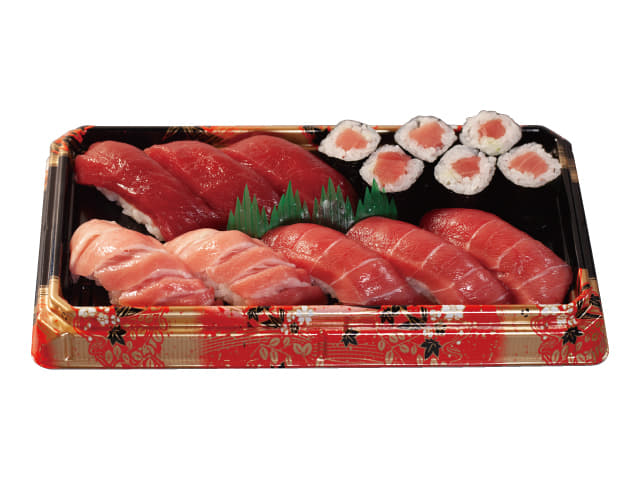 特上本鮪づくし弁当１人前　８貫+巻物１本