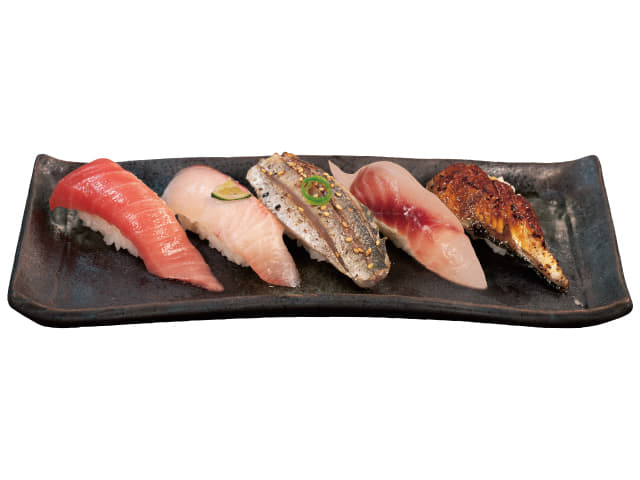 夏のごちそう５貫盛り